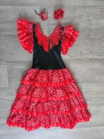 Spaanse flamenco jurk maat: 8, Ophalen of Verzenden, Zo goed als nieuw, 122 t/m 128, Meisje