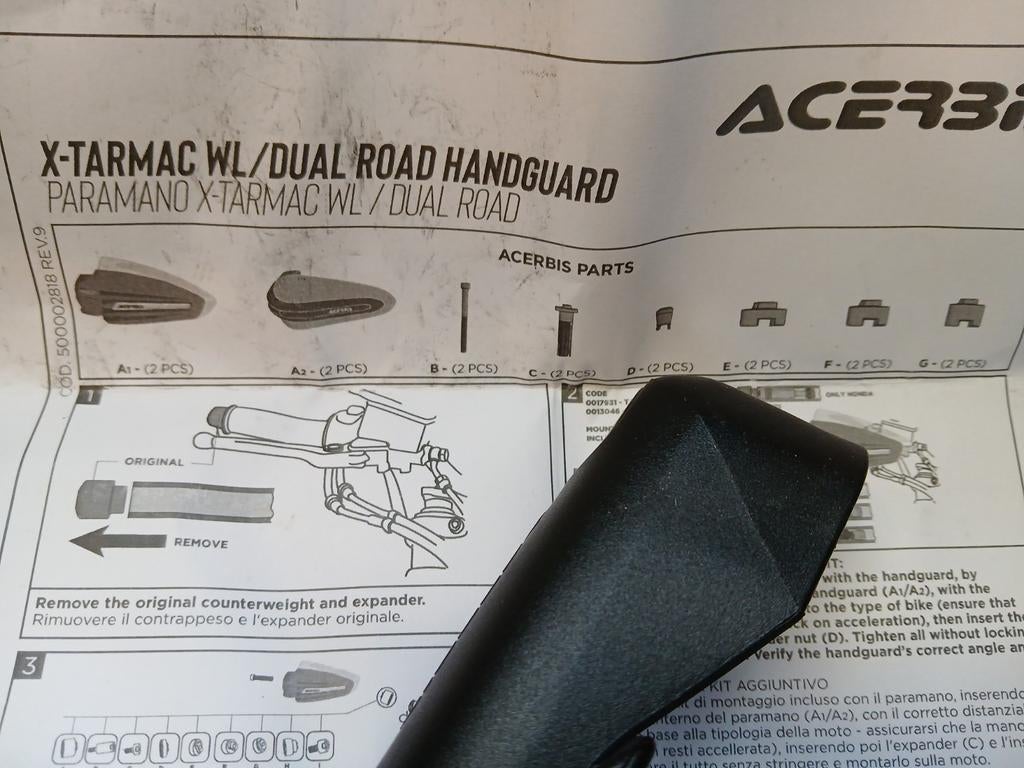 Acerbis handkappen, Motoren, Ophalen of Verzenden