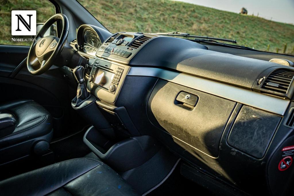 Mercedes Vito Bestel 122 CDI 343 DC Comfort Plus|Nap|Leer|V6, Auto's, Bestelauto's, Automaat, Euro 5, Gebruikt, 2500 kg