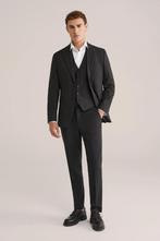 WE Fashion 3-delig pak - Donkergroen Herringbone - Maat 46, Kleding | Heren, Kostuums en Colberts, Ophalen of Verzenden, Zo goed als nieuw