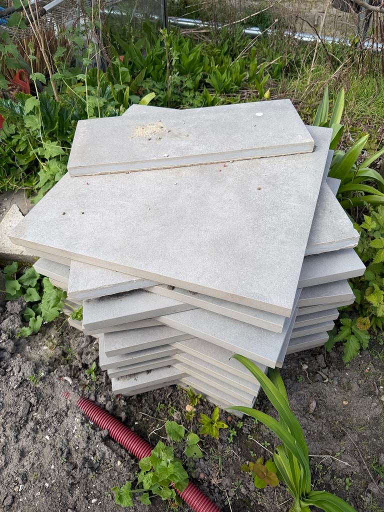 +-6m2 60x60 Cerasolid Aurora Snow terrastegels, Ophalen, Nieuw, Keramiek, Terrastegels