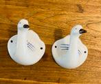 Vintage Zwanen wandhaken Japans keramiek takahashi, Ophalen of Verzenden