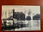 Schellingwoude: Kerk en dorp tijdens Watersnood 1916, Verzamelen, Ophalen of Verzenden, Voor 1920, Ongelopen, Noord-Holland