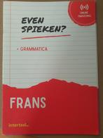 Even Spieken? Grammatica Frans, Ophalen of Verzenden, Zo goed als nieuw