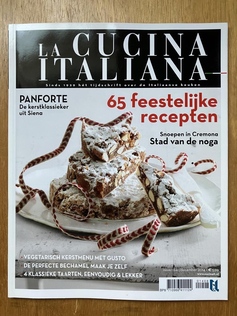 La Cucina Italiana nov/dec 2014, Boeken, Verzenden, Gelezen, Sport en Vrije tijd