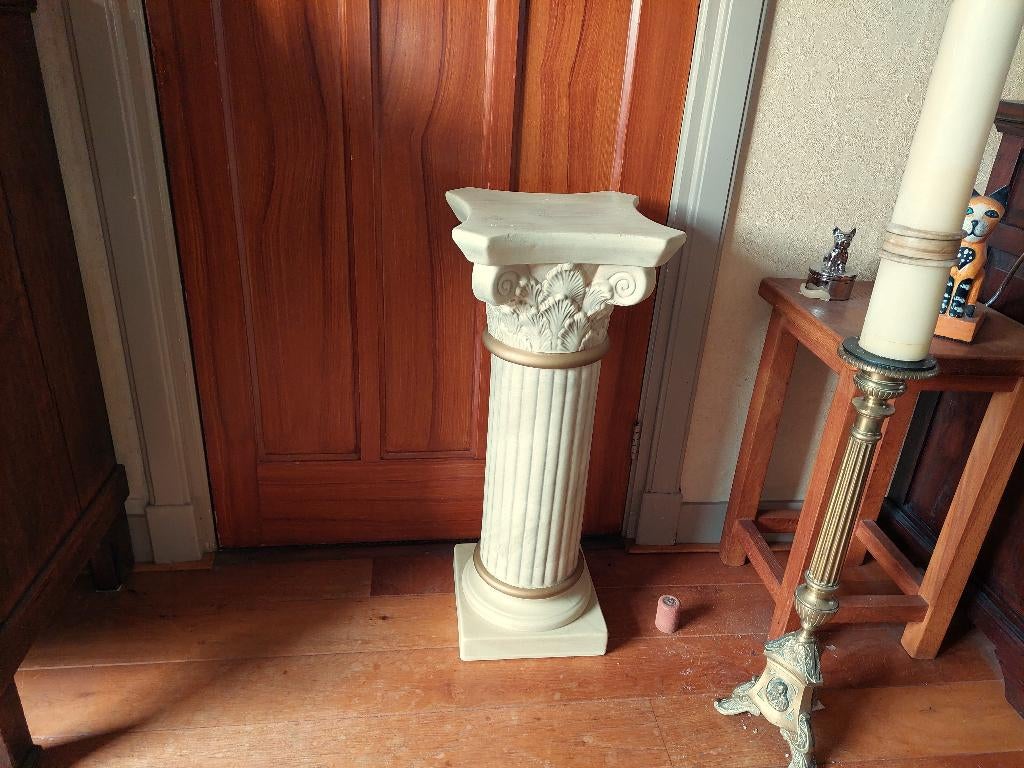 Zuil / Sokkel / Pilaar / Keramiek / 74 centimeter, Ophalen, Gebruikt