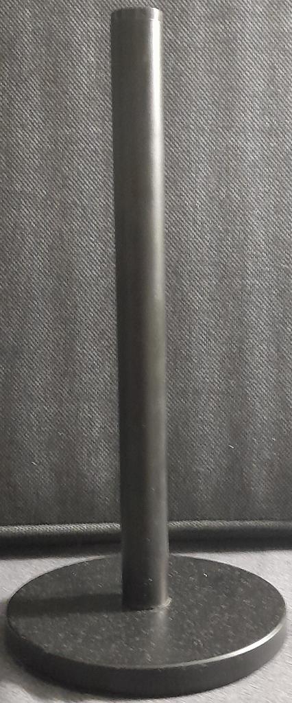 Zwarte metalen keukenrolhouder, Ophalen of Verzenden, Gebruikt
