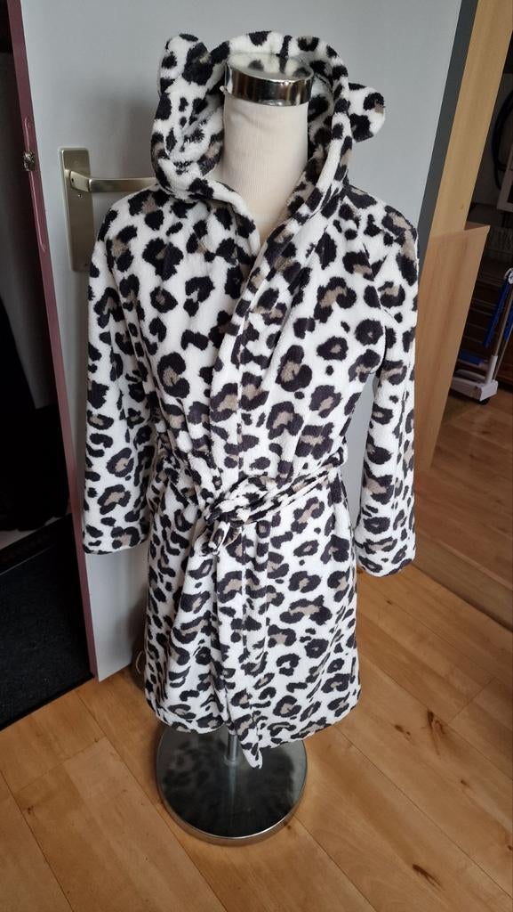 Leopardprint Badjas met Capuchon, maat S, Kleding | Dames, Overige Dameskleding, Onbekend, Ophalen of Verzenden, Zo goed als nieuw
