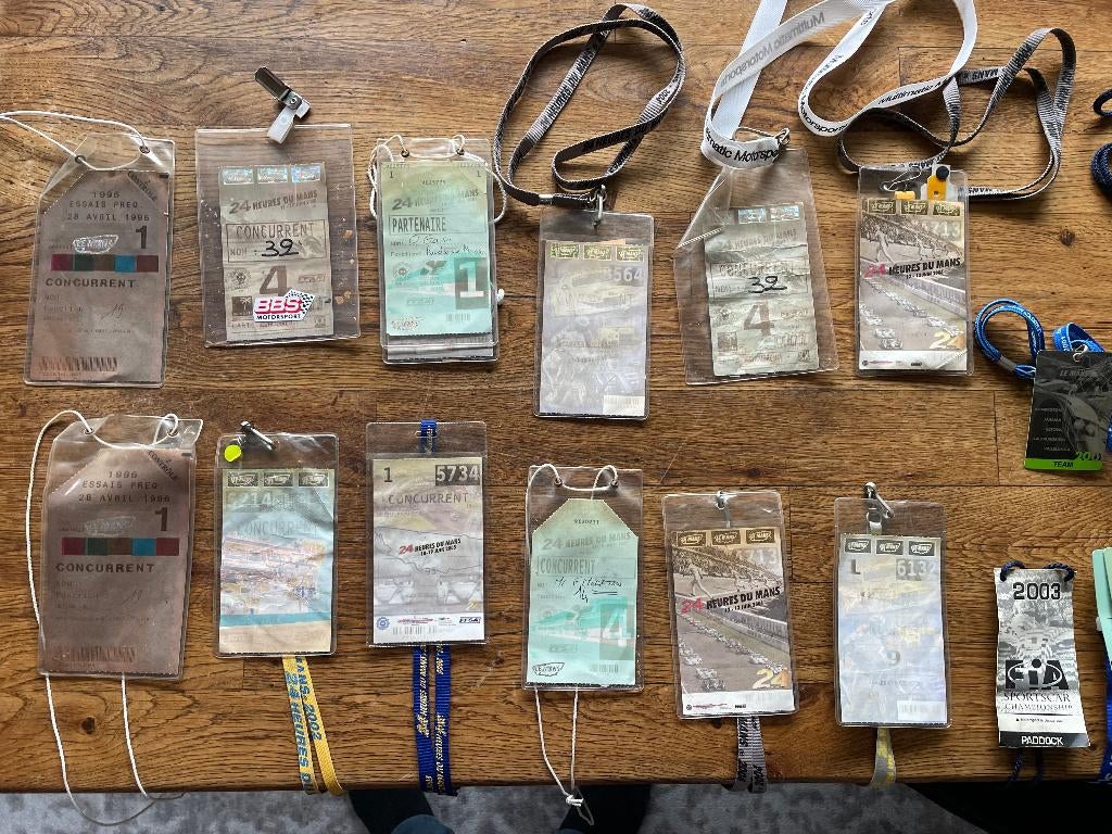 lanyards - passpartout - autosport - Le Mans - Endurance, Verzamelen, Ophalen of Verzenden, Gebruikt, Formule 1