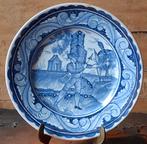 Wandbord. Portugal.  Handpainted.  Antiek.  22 cm., Ophalen