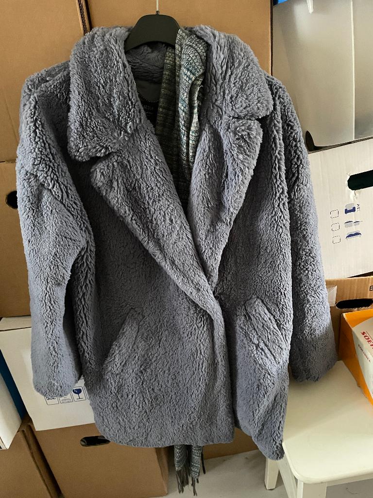 Lila / Mauve Faux fur Maura by Claudia Sträter maat 40, Maat 38/40 (M), Paars, Ophalen of Verzenden, Zo goed als nieuw