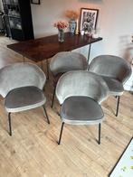 WOOOD ADMIT eetkamerstoelen, Huis en Inrichting, Stoelen, Ophalen, Gebruikt, Vier, Stof