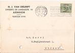 ARNHEM 1940 HJ. van DRUMPT Sweert de Landasstr. 19, Verzenden, 1940 tot 1960, Gelopen, Gelderland