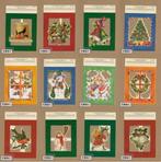 *Poezieplaatjes 12 Feestelijke Kerstplaatjes met relief, Verzenden