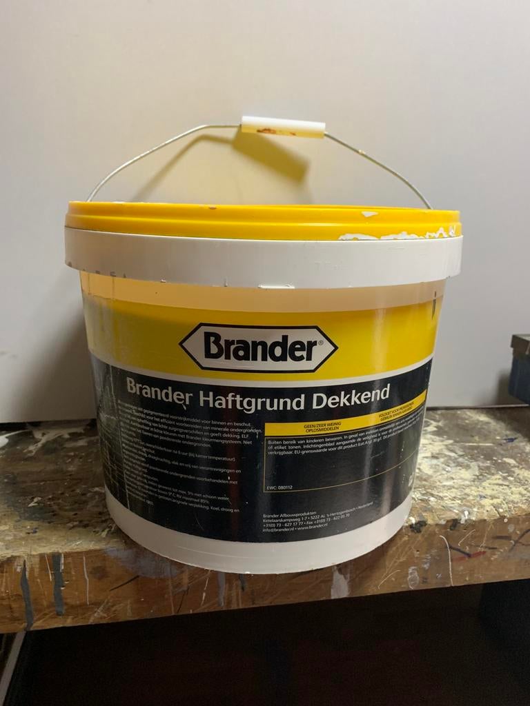 Wie wil 10 liter, Ophalen, Zo goed als nieuw, Wit