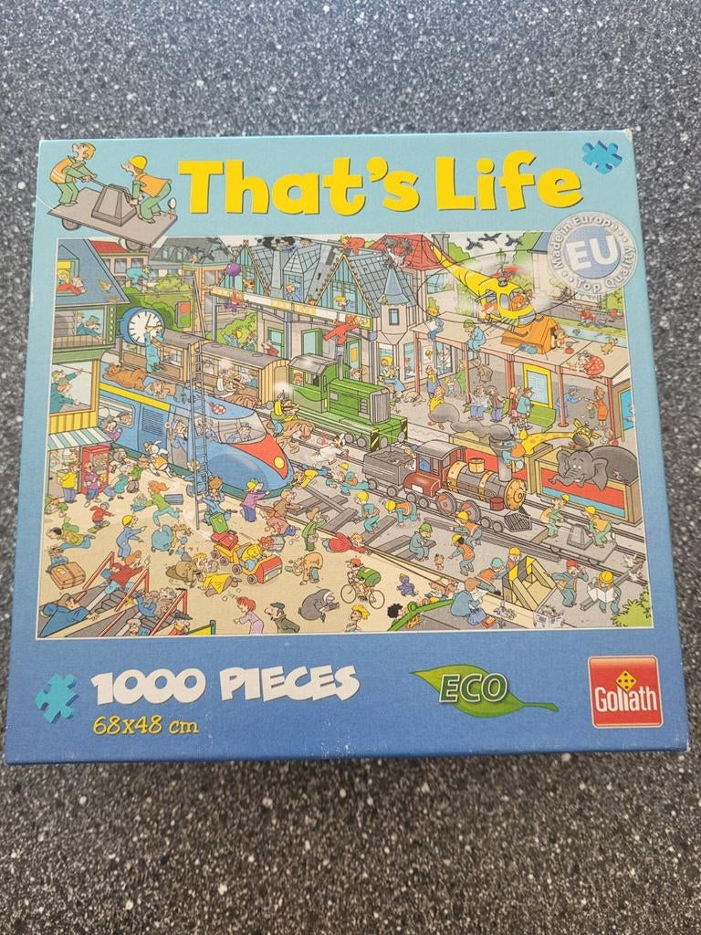 That"s Life legpuzzel 1000 stukjes, Ophalen of Verzenden, 500 t/m 1500 stukjes, Zo goed als nieuw, Legpuzzel