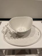 Riviera Maison Aardbei Set - Schaal en vergiet, Keramiek, Ophalen of Verzenden, Overige stijlen, Schaal of Schalen