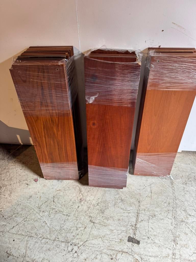 17 planken voor Poul Cadovius Royal System wandsysteem, Ophalen, Gebruikt, Teakhout, Minder dan 100 cm