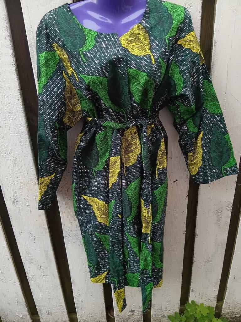 Kimono Ghana batik katoen Kleurvast OPRUIMING, Ophalen of Verzenden, Zo goed als nieuw