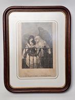 % Les Manolas au balcon - Tableau de Goya, Antiek en Kunst, Ophalen of Verzenden