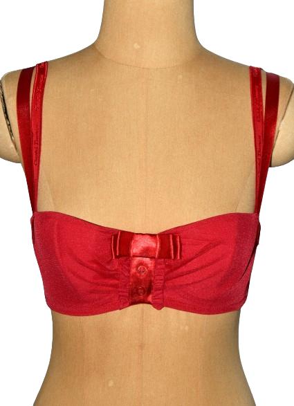 Nieuwe Chantal Thomass sexy bh, strik, rood, Mt. 70 D, Chantal Thomass, Verzenden, Rood, BH
