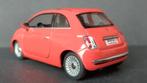 Fiat 500 1:28 Kinsmart Pol, Auto, ., Ophalen of Verzenden, Zo goed als nieuw