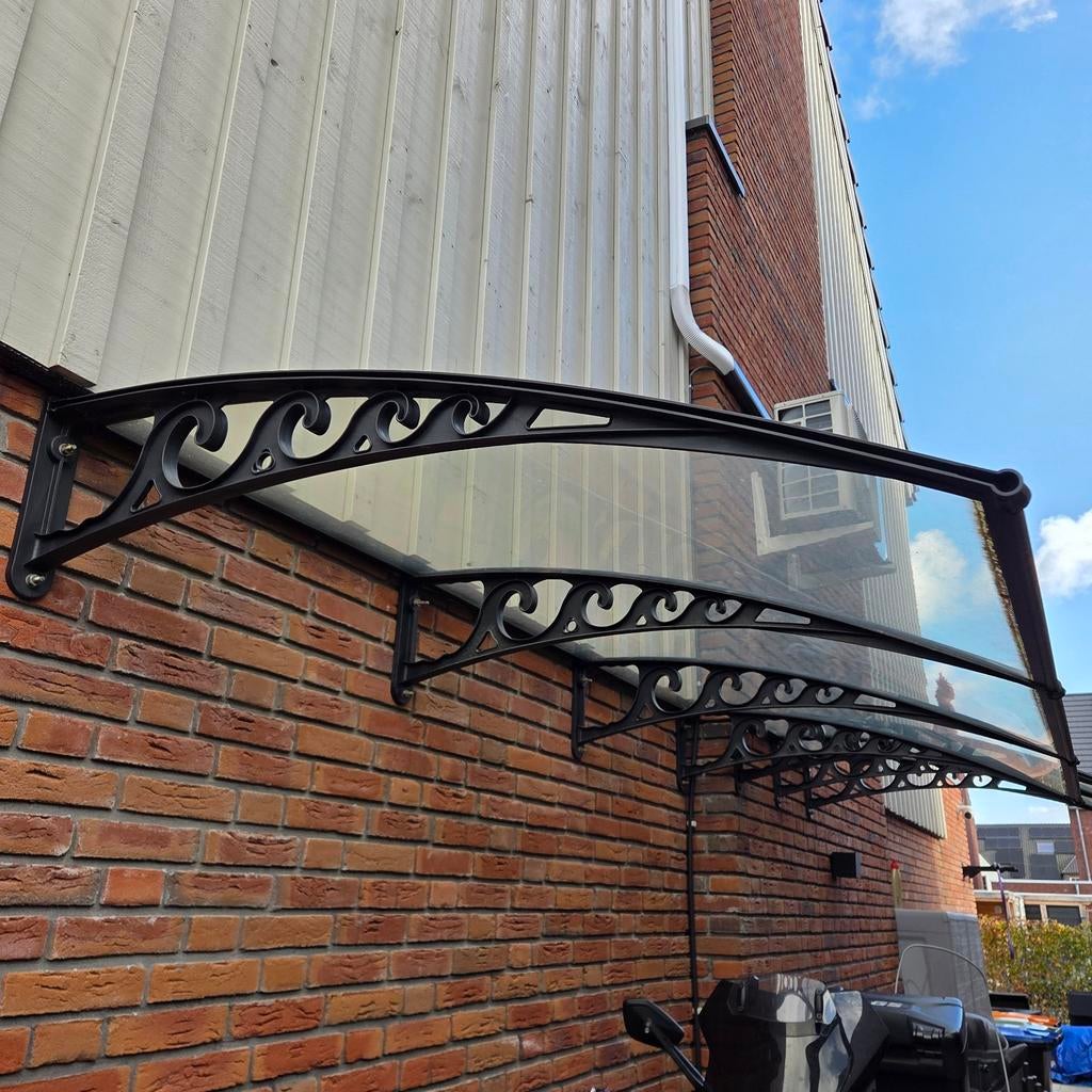 Transparante Deurluifel - 120 cm + 120 cm, Doe-het-zelf en Verbouw, Deuren en Horren, Gebruikt, 120 cm of meer, Minder dan 200 cm