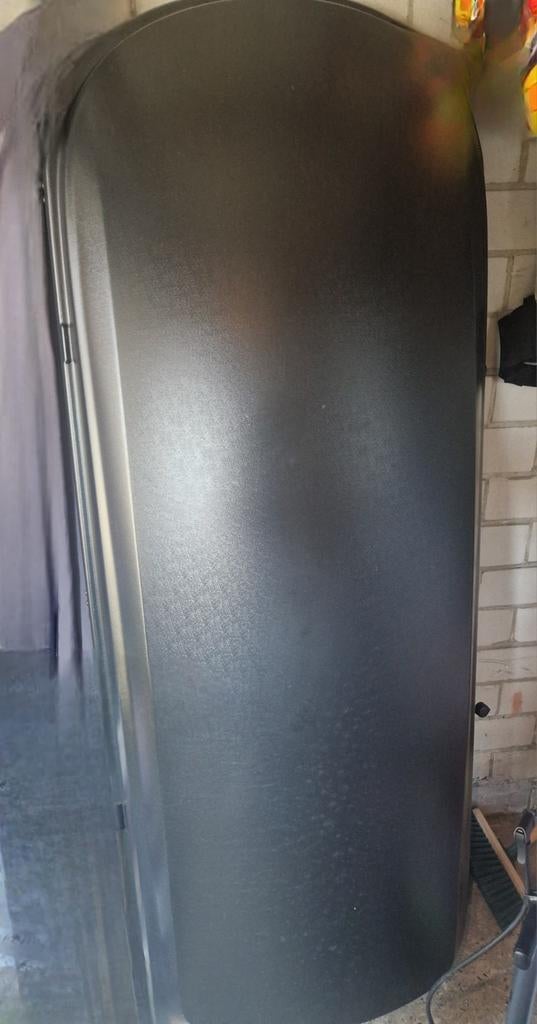 Dakkoffer 340L mat zwart + originele dakdragers Skoda Rapid, Auto diversen, Dakkoffers, Ophalen, Zo goed als nieuw