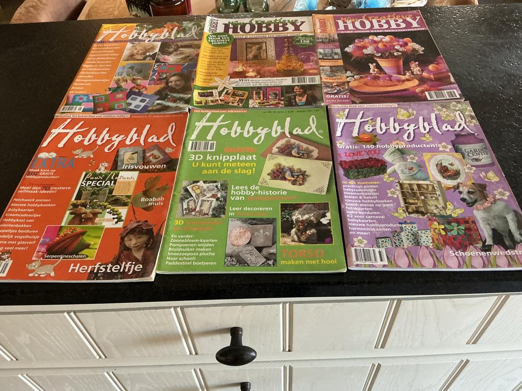 Hobbytijdschriften met patroonbladen - Zo goed als nieuw, Ophalen of Verzenden, Zo goed als nieuw, Overige typen