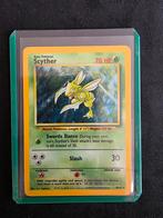 Scyther Jungle Holo No Symbol Error 10/64, Ophalen of Verzenden, Gebruikt, Losse kaart, Foil
