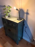 Industriële, verstelbare tafellamp, Huis en Inrichting, Lampen | Tafellampen, Ophalen of Verzenden, Zo goed als nieuw, Metaal