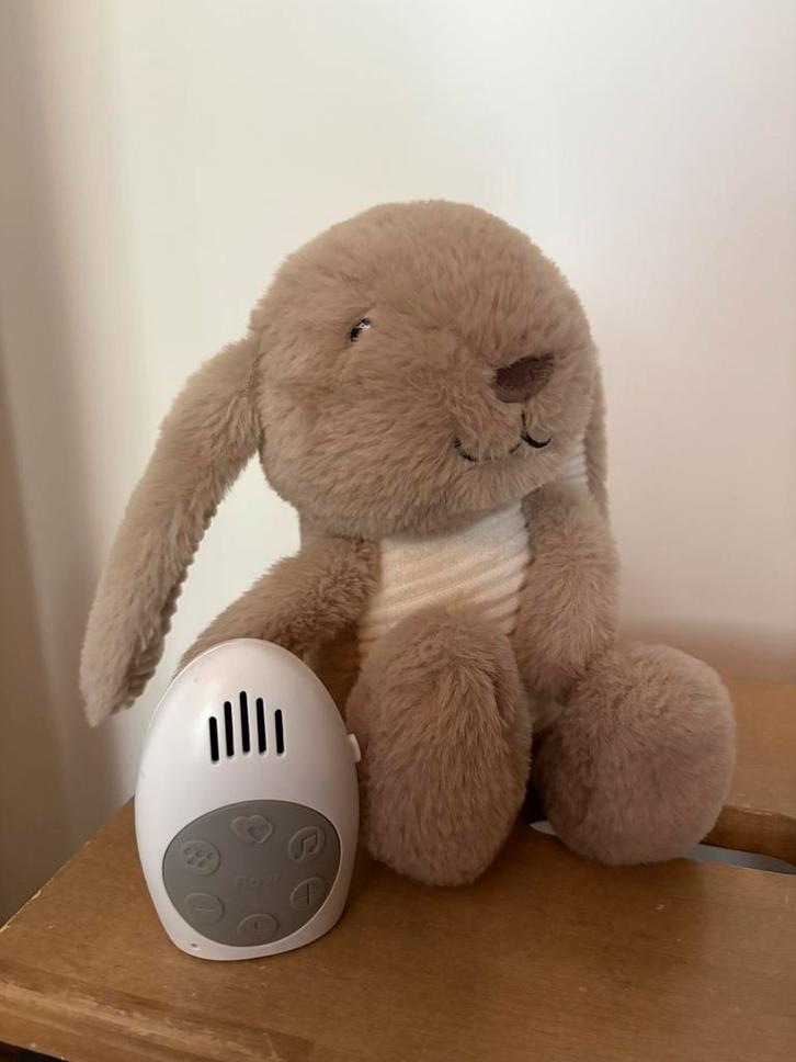 Flow Amsterdam Knuffel Milo Grey witte ruis white noise, Kinderen en Baby's, Kinderspulletjes, Zo goed als nieuw, Ophalen of Verzenden