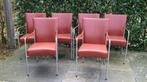 Bert Plantagie leren stoelen / eetkamerstoelen., Overige kleuren, Leer, Ophalen of Verzenden, Vijf, Zes of meer stoelen