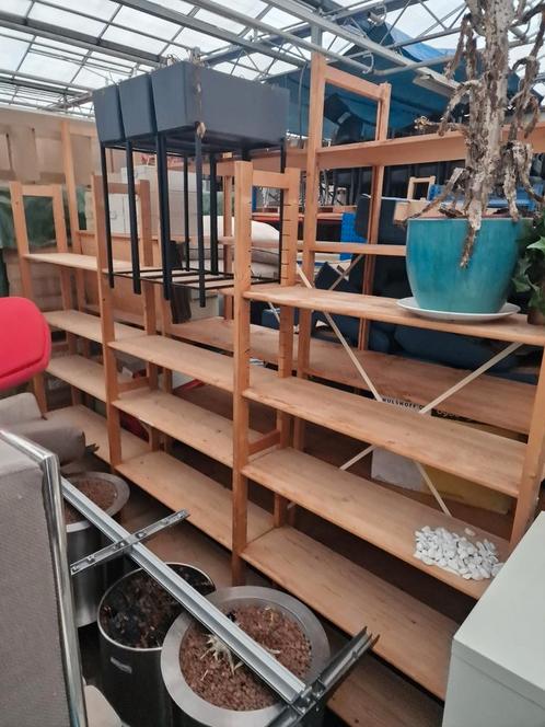 Bruynzeel stelling 50 Meter met grenen planken, Huis en Inrichting, Kasten | Stellingkasten, Nieuw, Ophalen