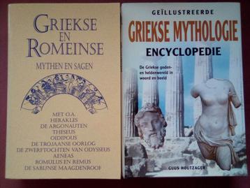2 boeken Griekse en Romeinse mythologie, samen voor 5 euro 