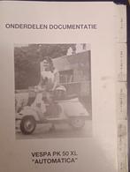 Vespa PK 50 XL Automatica Onderdelen boek, Ophalen of Verzenden