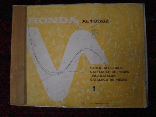 HONDA XL185 SZ 1978 parts catalogue XL 185 onderdelen boek, Motoren, Handleidingen en Instructieboekjes, Honda, Ophalen of Verzenden
