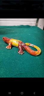 beeld hagedis gekko porselein vintage, Ophalen of Verzenden
