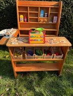 Houten vintage winkeltje met houten accessoires, Ophalen, Gebruikt, Overige typen