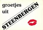 Ansichtkaart	Steenbergen	Kus, Verzenden, 1980 tot heden, Gelopen, Noord-Brabant