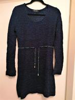 SUPER LEUKE lange donkerblauwe trui met gekleurd koord mt. S, Kleding | Dames, Truien en Vesten, Blauw, Q.E.D., Ophalen of Verzenden