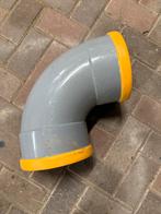 PVC Bocht 90 graden manchet 200mm, Doe-het-zelf en Verbouw, Buizen en Afvoer, Ophalen, Bochten, Pvc, Nieuw
