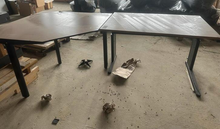 Hoekbureau, Huis en Inrichting, Bureaus, Gebruikt, Bureau, Ophalen