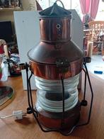 Oude rood koperen Ankerlicht 44cm, Antiek en Kunst, Antiek | Lampen, Ophalen of Verzenden