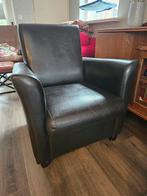 GRATIS! Leuk leren stoeltje, Huis en Inrichting, Fauteuils, Ophalen, Gebruikt, 50 tot 75 cm
