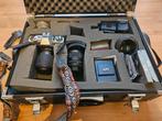 Minolta Camera X-300 plus zoomlenzen, flitser, koffer, Ophalen of Verzenden, Spiegelreflex, Minolta