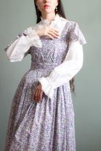 Vintage Cacharel x LIBERTY jurk of salopette S, Paars, Ophalen of Verzenden, Zo goed als nieuw, Maat 36 (S)