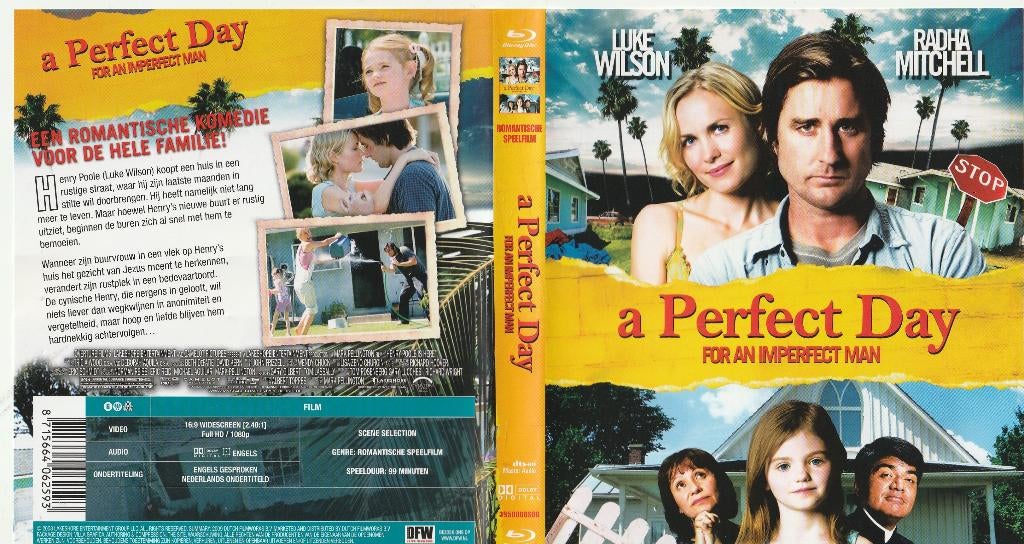 A perfect day blu ray ( ned. ondert. ), Ophalen of Verzenden, Zo goed als nieuw, Overige genres
