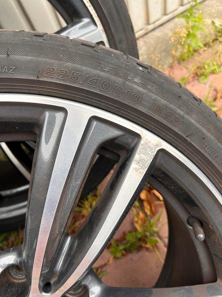 BMW Sportvelgen 19 inch met banden, Auto-onderdelen, Banden en Velgen, Banden en Velgen, Zomerbanden, 19 inch, 225 mm, Personenwagen