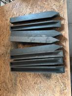 Piketpaaltjes 38x4 cm, Tuin en Terras, Bielzen en Borders, Kunststof, Gebruikt, 25 tot 50 cm, Blok